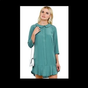 Adika turquoise mini dress